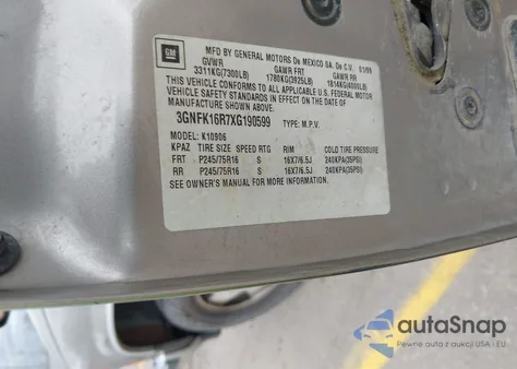 1999 Chevrolet Suburban 1500 Lt from USA, damaged, VIN 3GNFK16R7XG190599